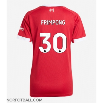 Billige Fotballdrakt Liverpool Jeremie Frimpong #30 Replika Hjemmedrakt Dame 2025-26 Kortermet